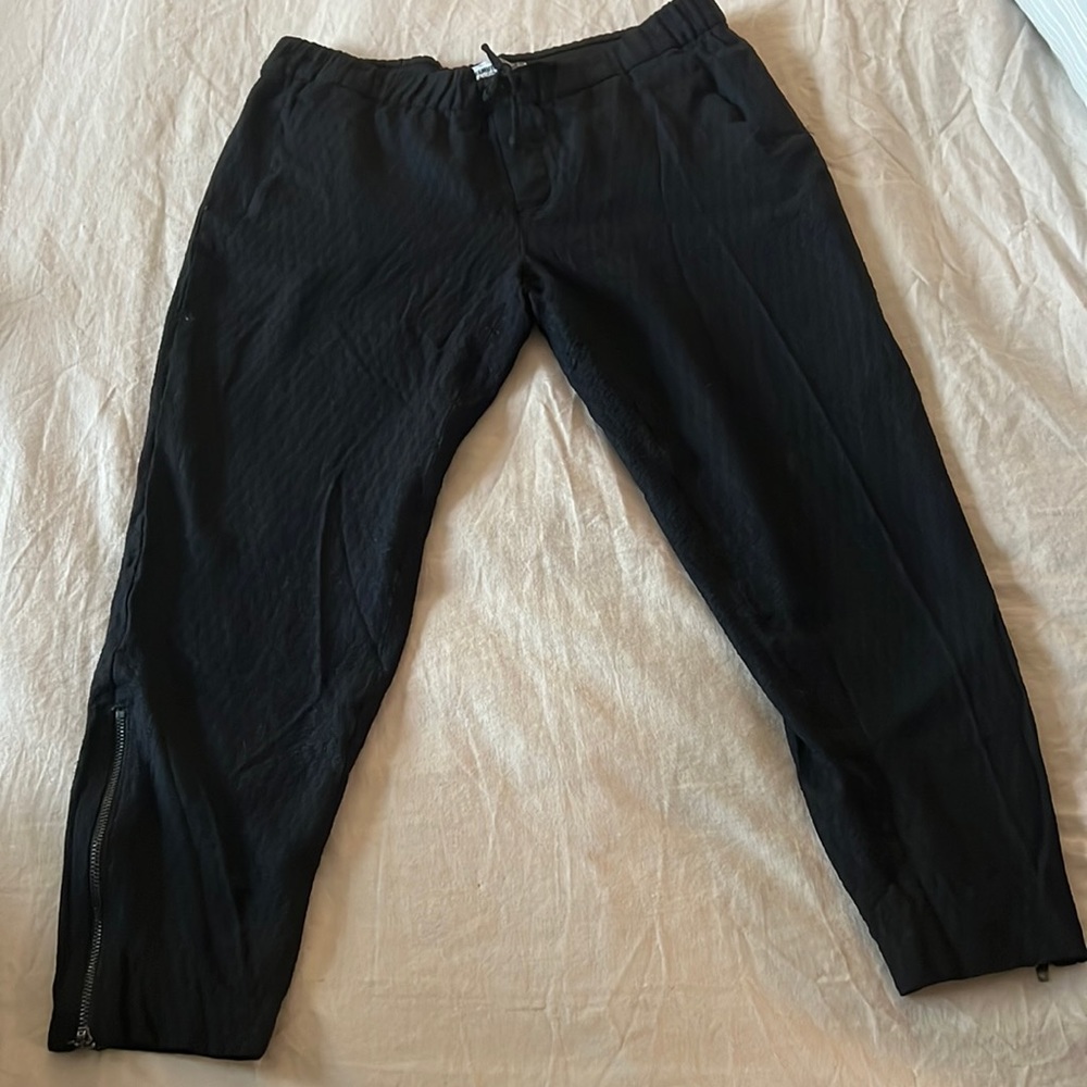 Helmut Lang black capris 2